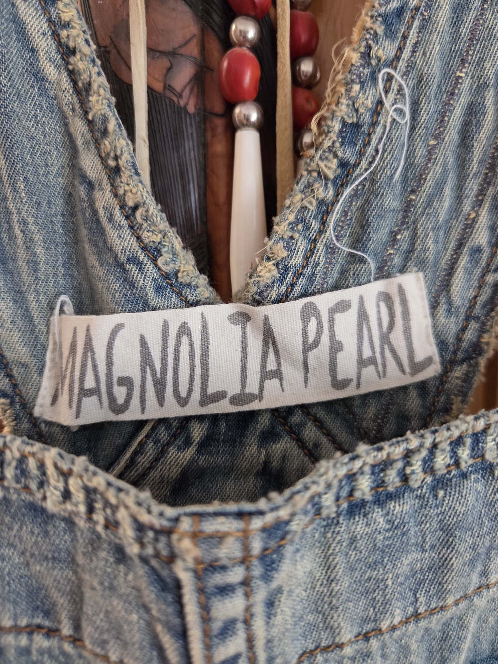 Magnolia Pearl Light Wash Denim Piece - Blue